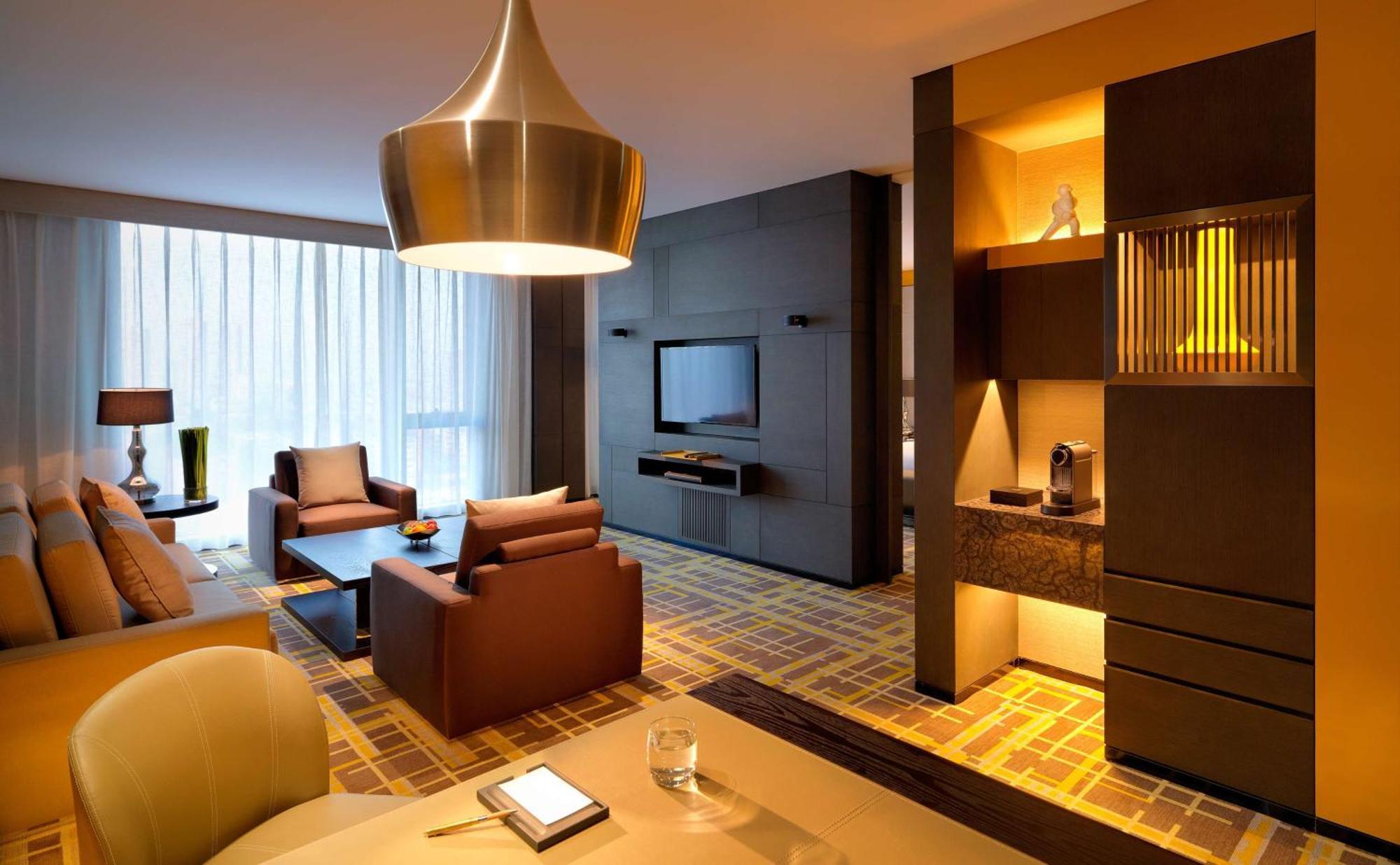 Hotel Hyatt Regency Tianjin East Exterior foto
